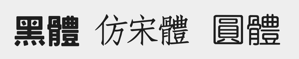Logo設計元素-字體