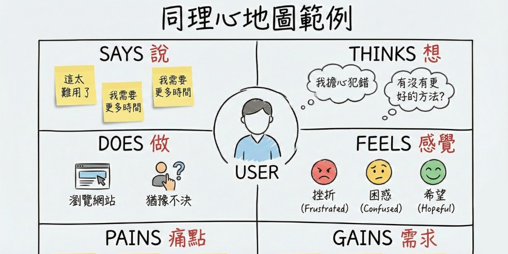 同理心地圖＿範例