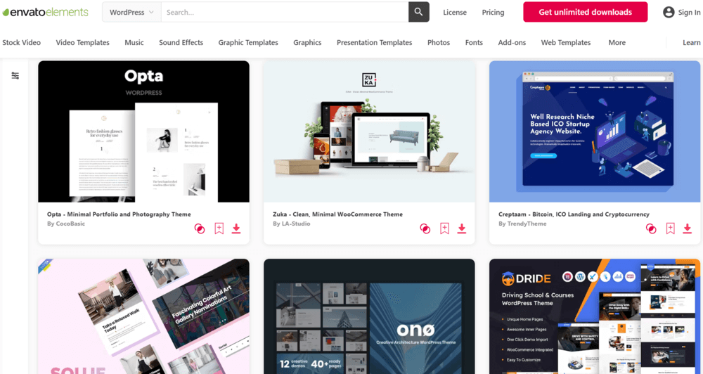 Envato Elements特色介紹