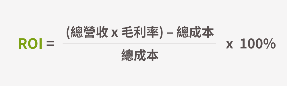 ROI計算公式