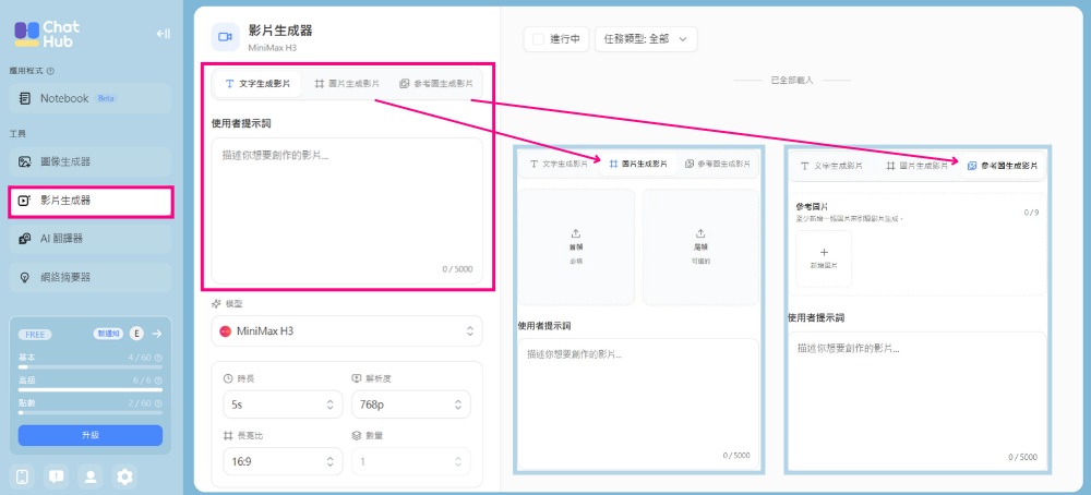 ChatHub影片生成器