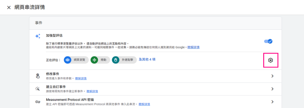 GA4加強型評估