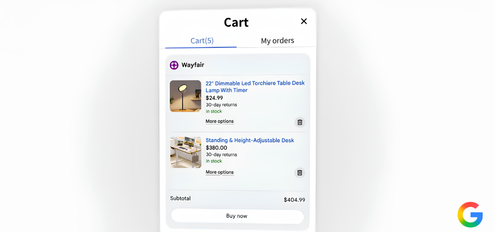 Google IO 更新4. 通用购物车与 UCP