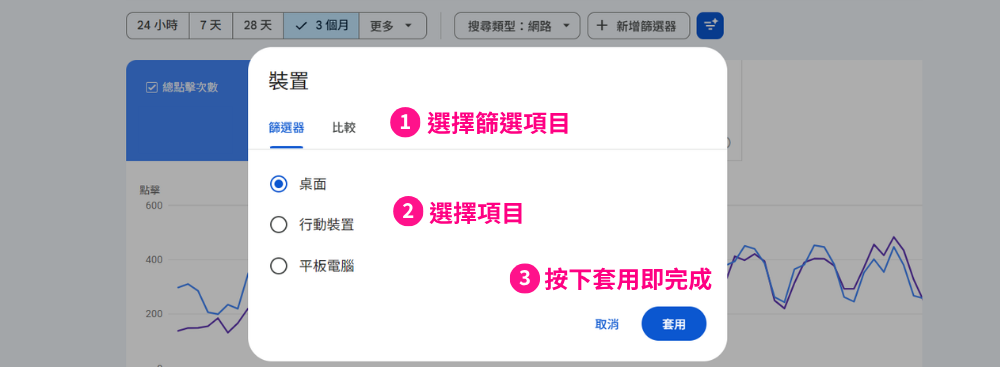 Google Search Console 裝置驗證項目