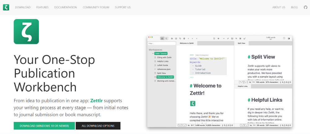 Markdown 編輯器推薦：Zettlr