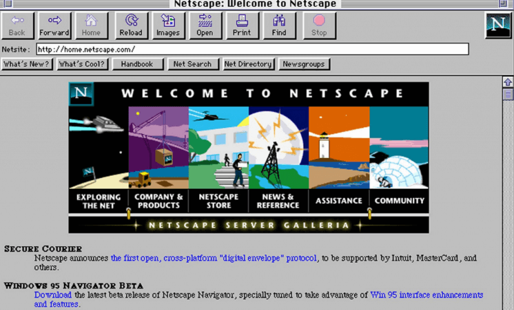Netscape(網景)瀏覽器