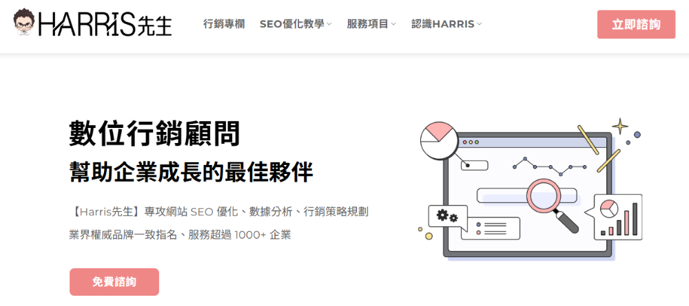 SEO公司推荐三：Harris 先生