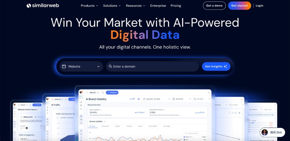 SEO軟體15、SimilarWeb