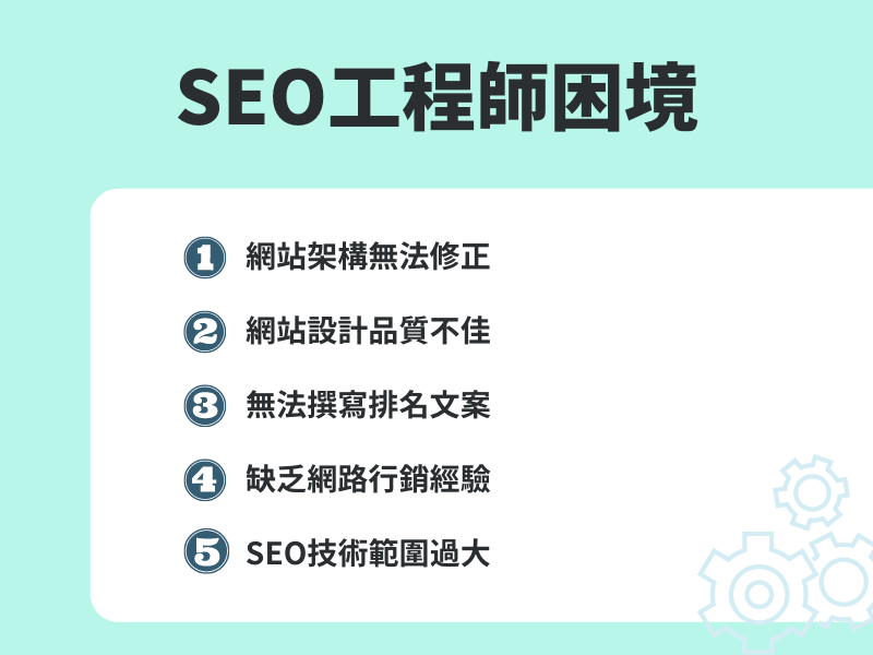 SEO工程師的5個困境