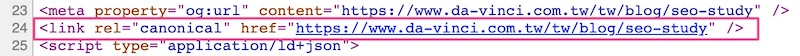SEO網站重複內容使用canonical語法