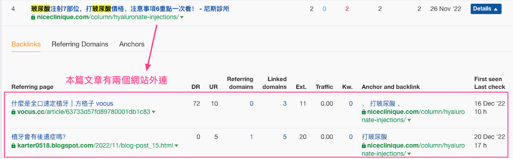 根據競爭對手增加外連