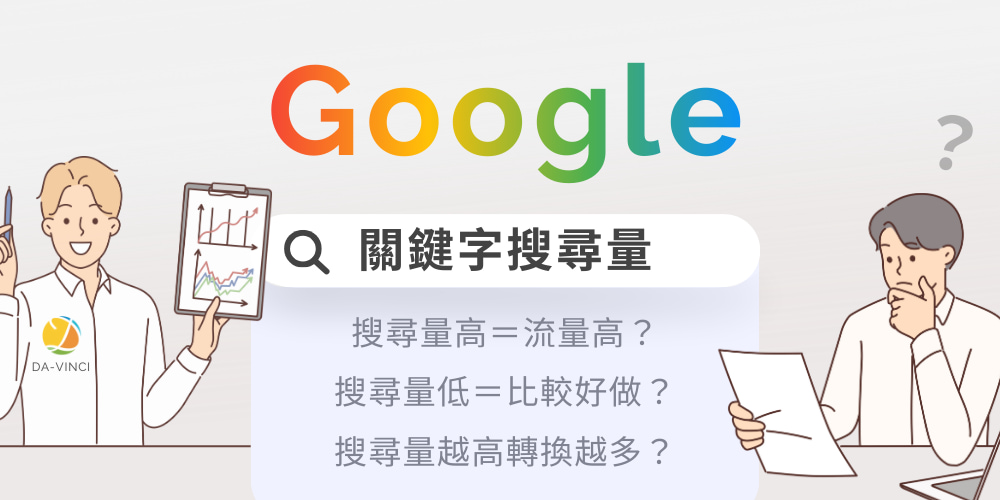 google關鍵字搜尋量